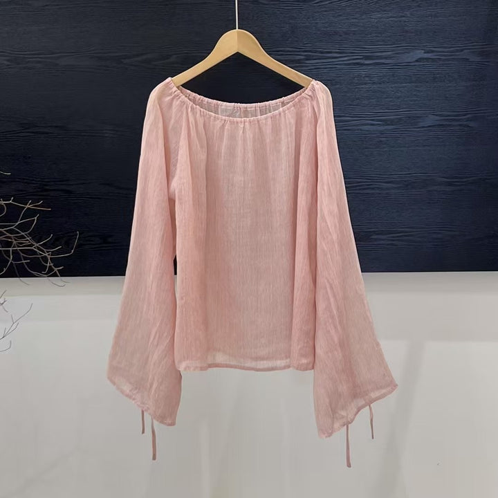 Damer Off-Shoulder klokkeærmer bluse Stilla