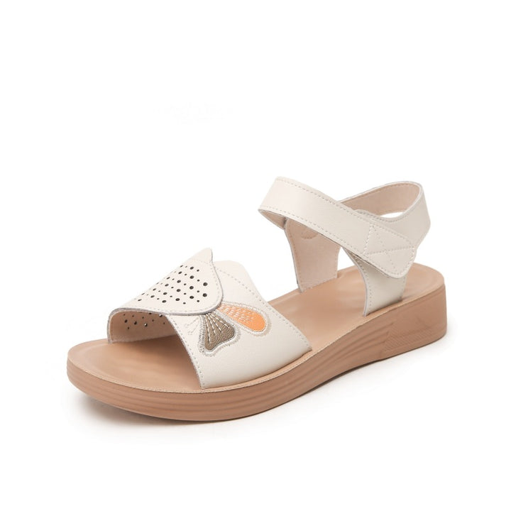 Femme justerbare komfort-slide-sandaler med dekorative elementer Stilla