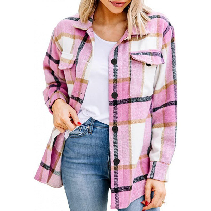 Dame flannel skjorte Stilla