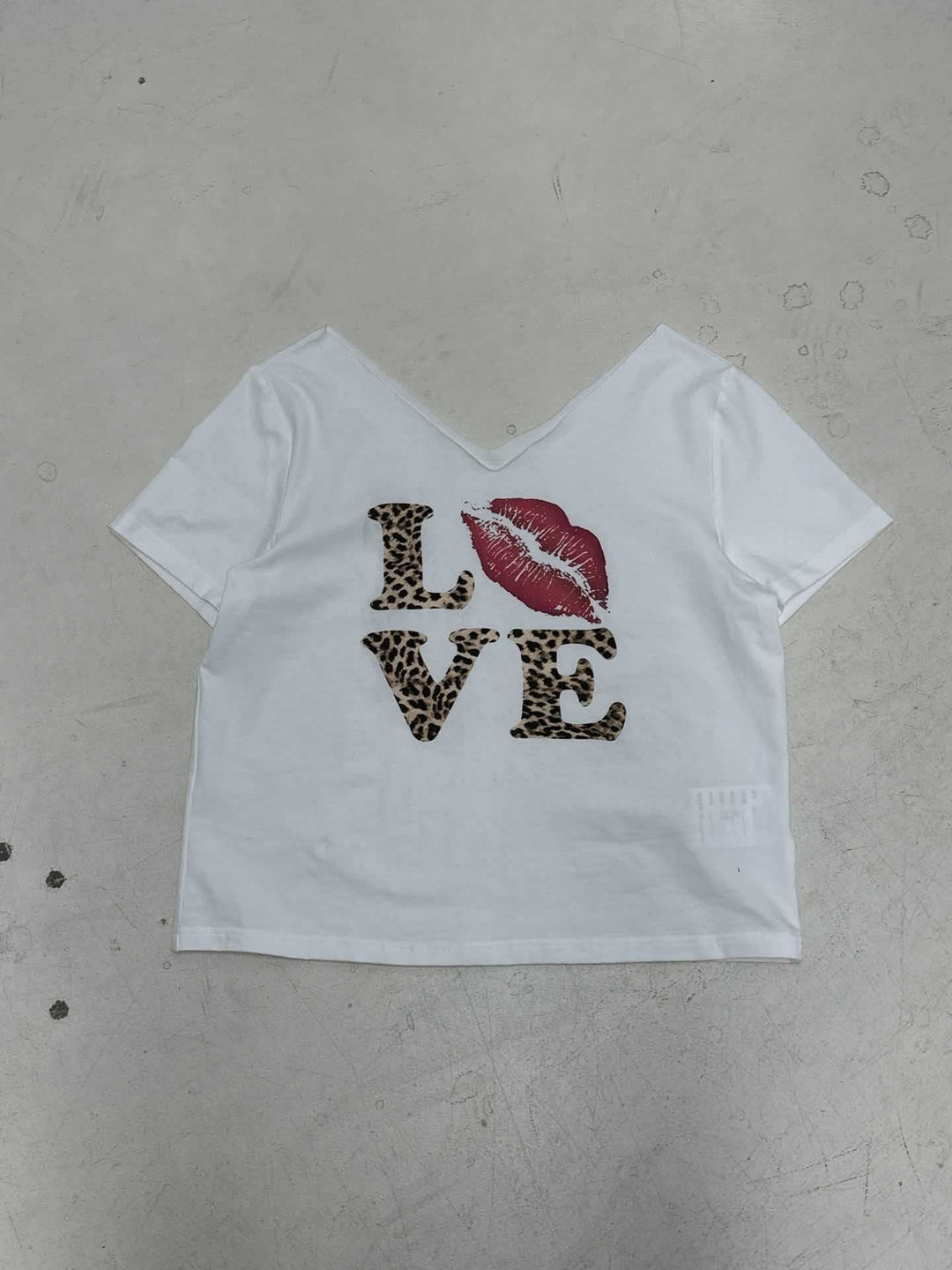 Dame T-shirt med dyremønster og iøjnefaldende tryk Skovae