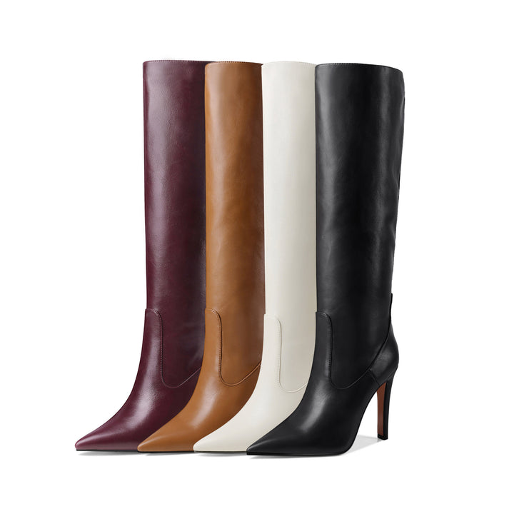 Femme Over-knæ Høj-hæl Stiletto Støvler med Elegant Design Stilla