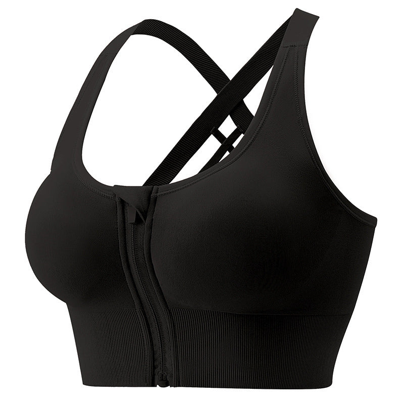 Dame Sport-BH med innovativ frontlynlås og elegant krydsrygsdesign Stilla