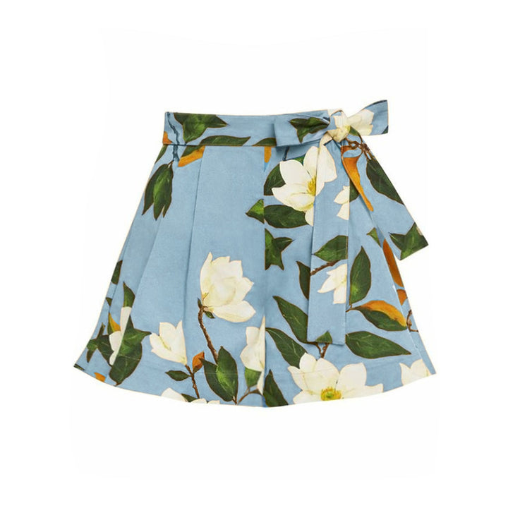 Damer Ensidet Badedragt med blomstret design og elegant sløjfedetalje Skovae