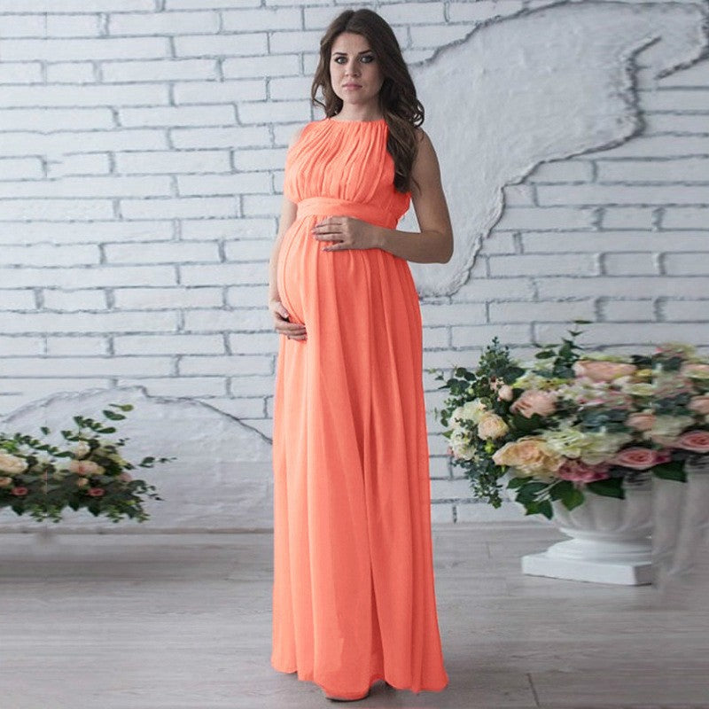 Dame Elegant Chiffon Graviditetskjole Stilla
