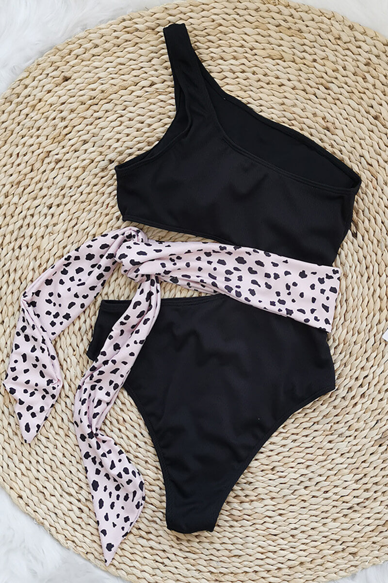 Stilla | Asymmetrisk Badedragt Med Tofarvet Butterfly