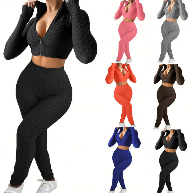 Femme Struktureret Activewear-Sæt Stilla