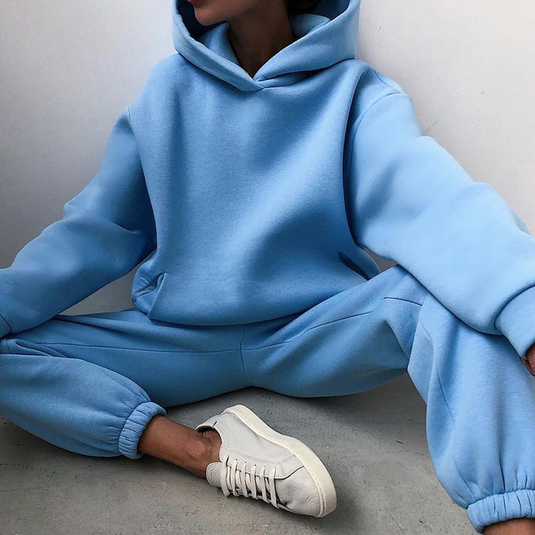 Femme Cozy Oversized Hoodie og Joggingdragt Sæt Stilla