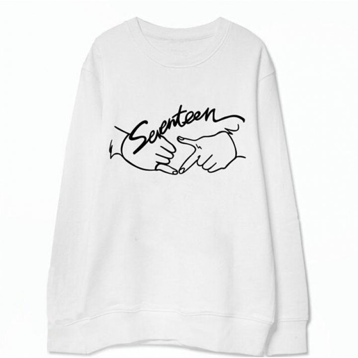 Kvinders sweatshirt med kreativ håndskrift design Stilla