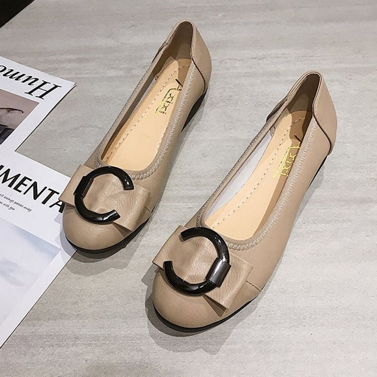 Dame Ballerinas med moderigtigt dekorativt detaljer og komfortabel Soft-Sål Stilla