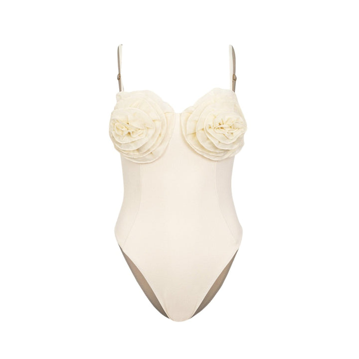 Dame Bikiniset med blomster ruffles design Skovae