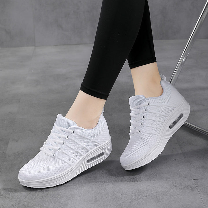 Dame Let Strik Løb Sneakers med Luftpolster Understøttelse Stilla