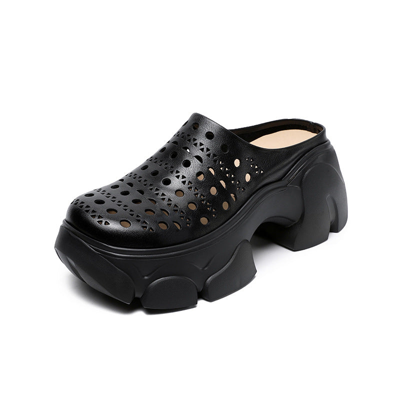 Femme Cut-Out Slip-On Clogs med Chunky-Sål Stilla