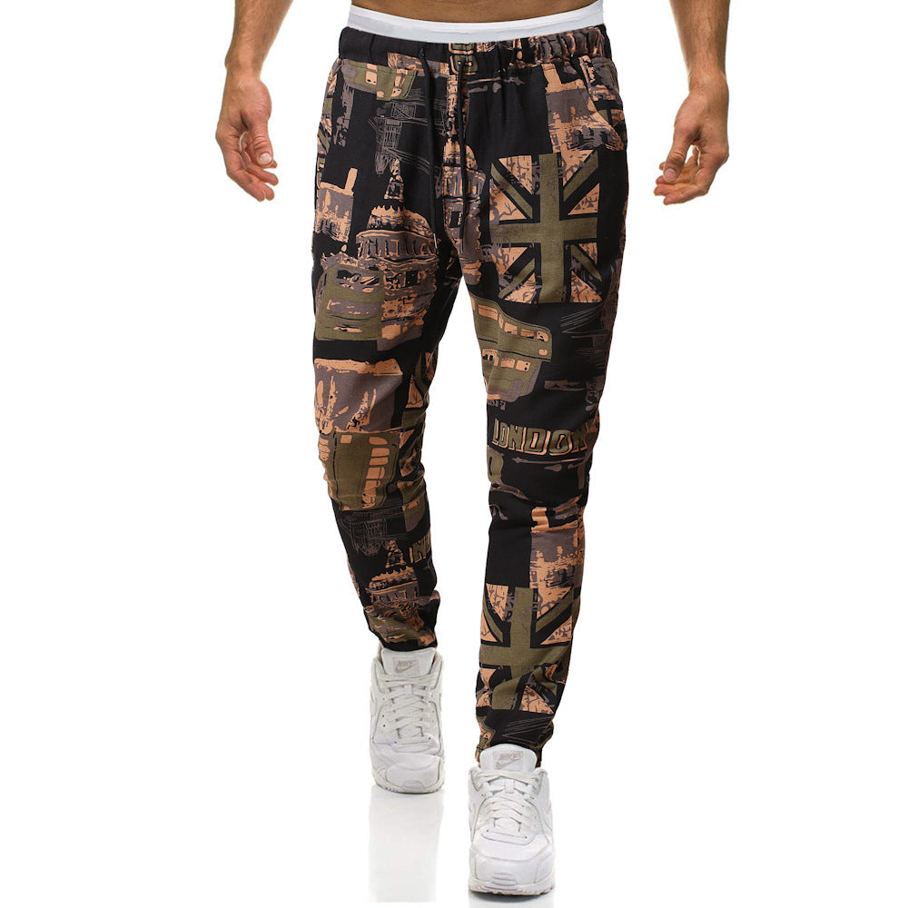 Herrer Stilfuld Urban Mønster Jogger-bukser Stilla