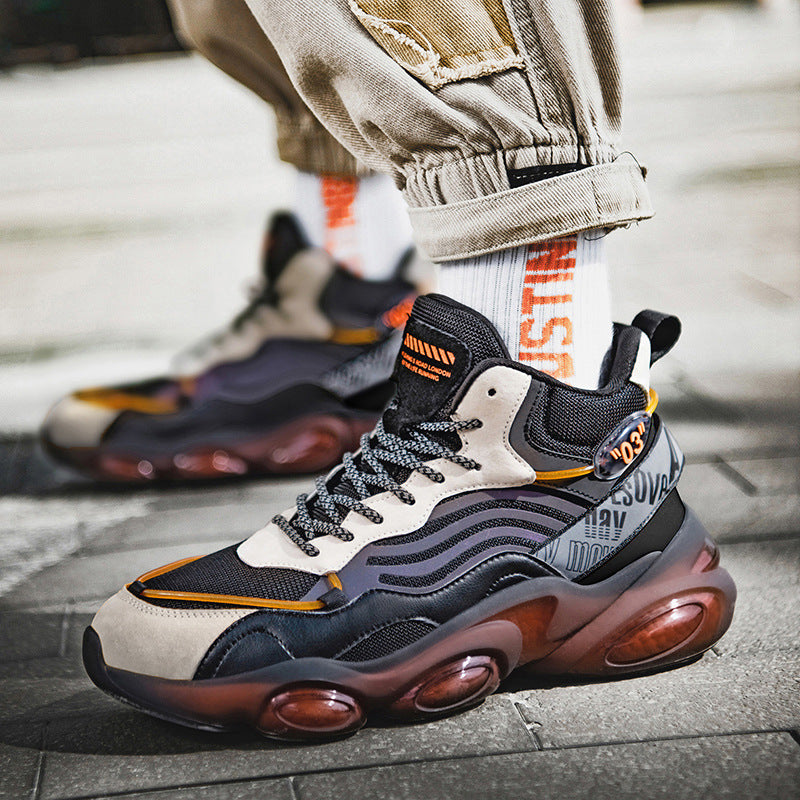 Herren højtydende multi-struktur sport sneakers Stilla