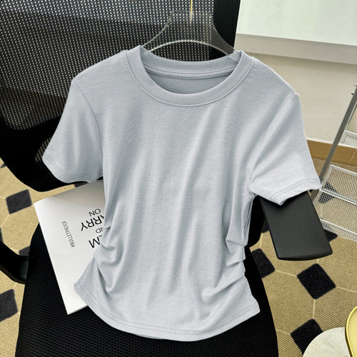 Dame Casual Relaxed Fit Klassisk T-shirt Stilla