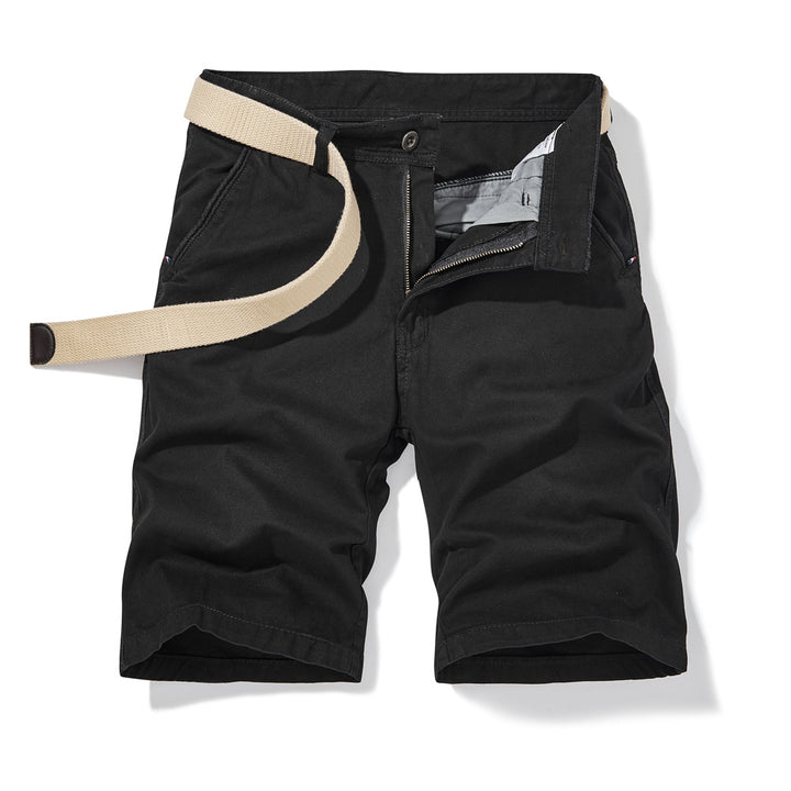 Herre bomulds shorts med justerbar talje Stilla