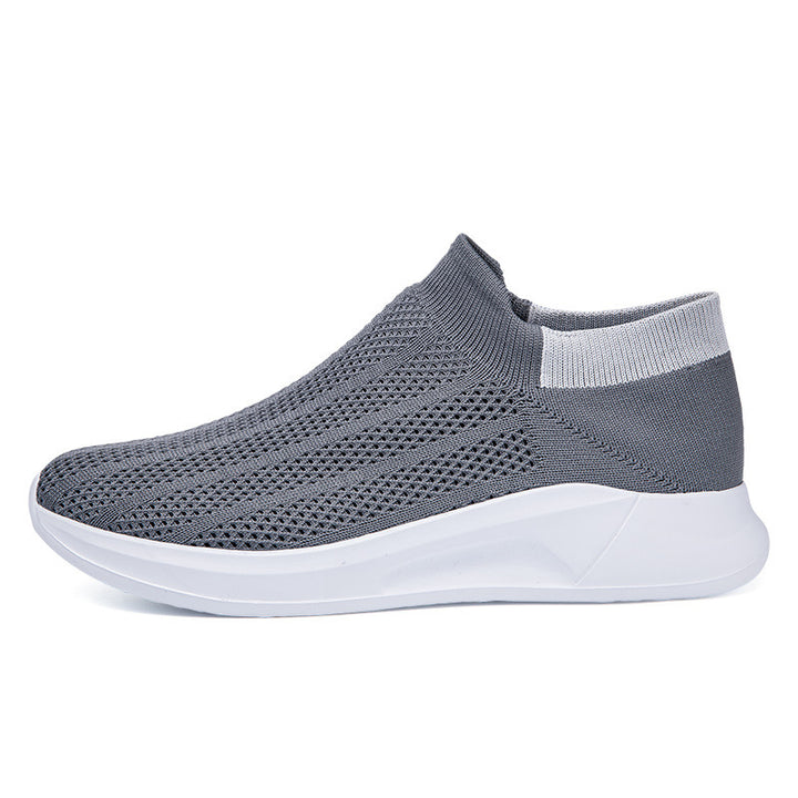 Herrer Åndbare Strik Slip-On Sneakers Stilla