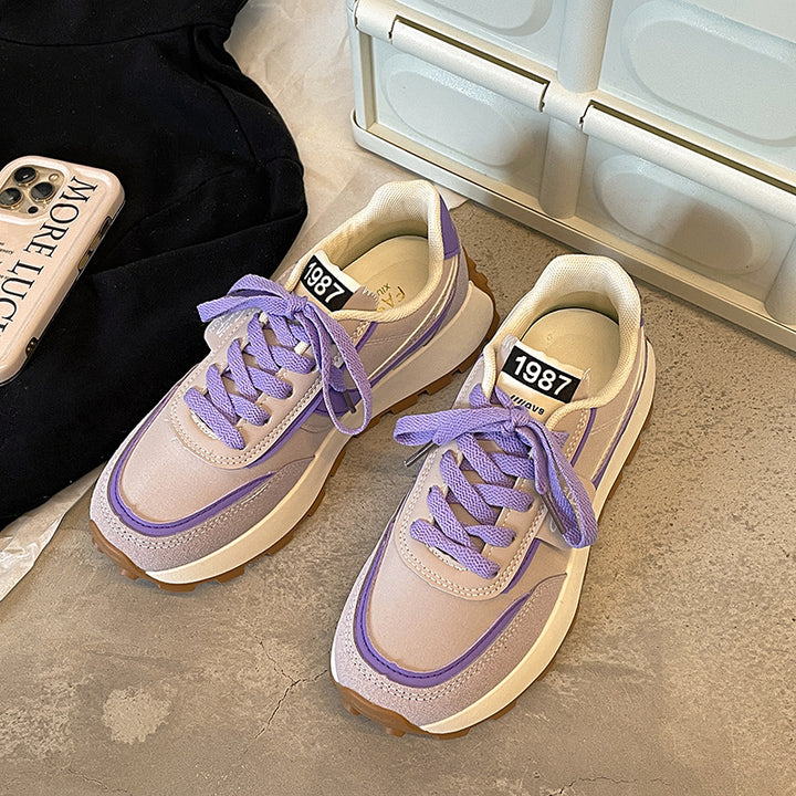 Dame Sporty Chunky Sneakers med skridsikker sål og åndbart overmateriale Stilla