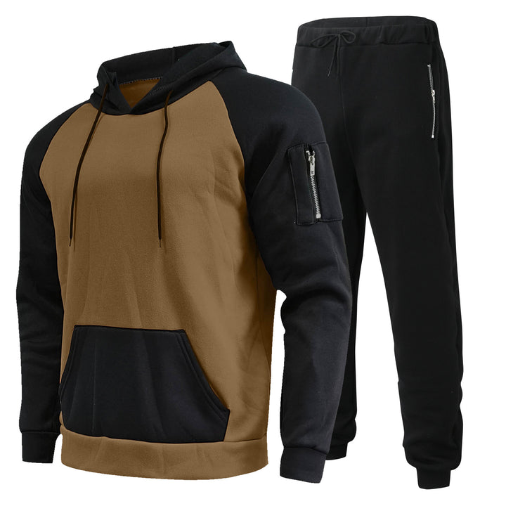 Herrer Sportiv Hoodie- og Joggingbukser-Sæt med åndbart Struktur Stilla