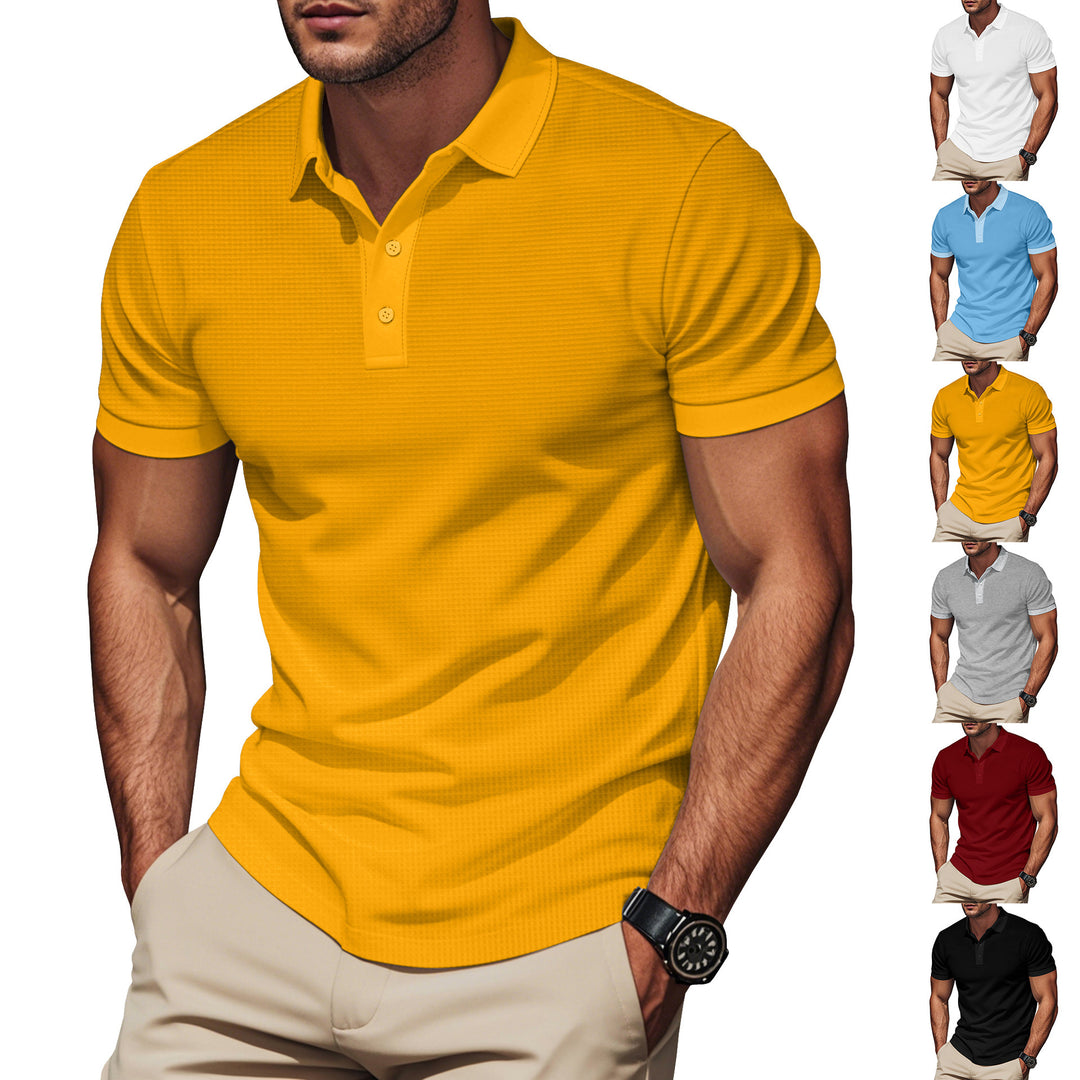 Herrer Poloshirt med moderne struktureret design Stilla