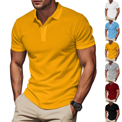 Herrer Poloshirt med moderne struktureret design Stilla