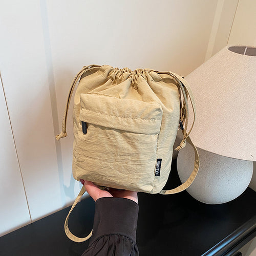 Femme Alsidig Snøre Tote Bag Stilla