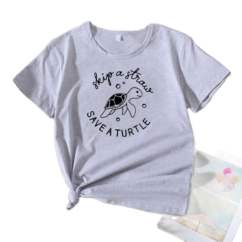 Kvinder eco-bevidst grafik T-shirt Stilla