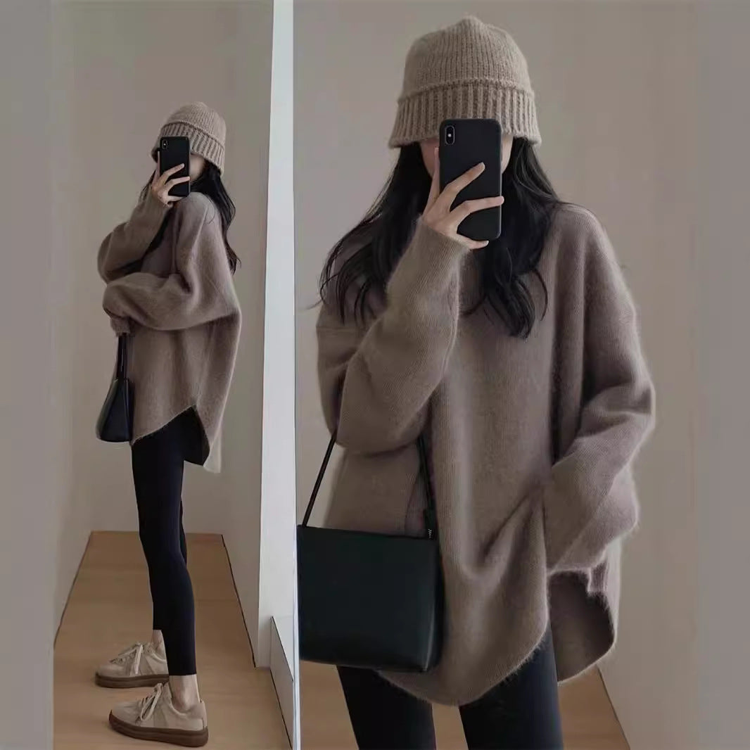 Femme Oversized Blød Strikpullover Stilla
