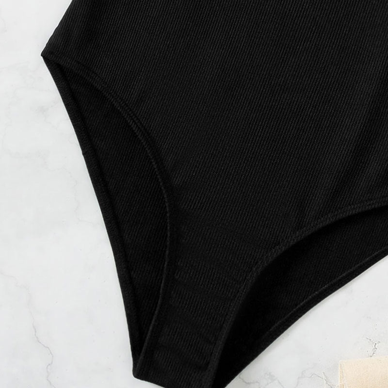 Dame elegant ét enkeltstående badedragt med ruffle detaljer Skovae