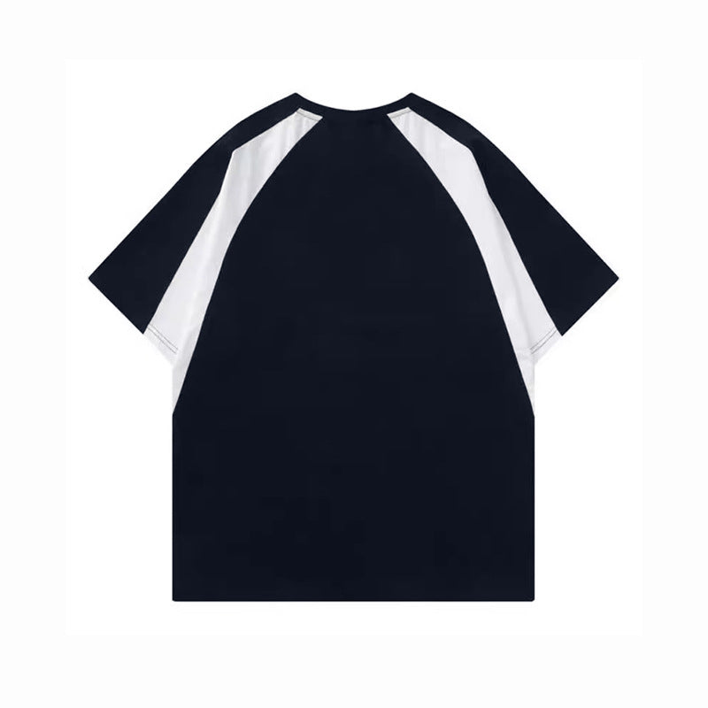 Dame Relaxed Fit Farve-Block T-Shirt Stilla