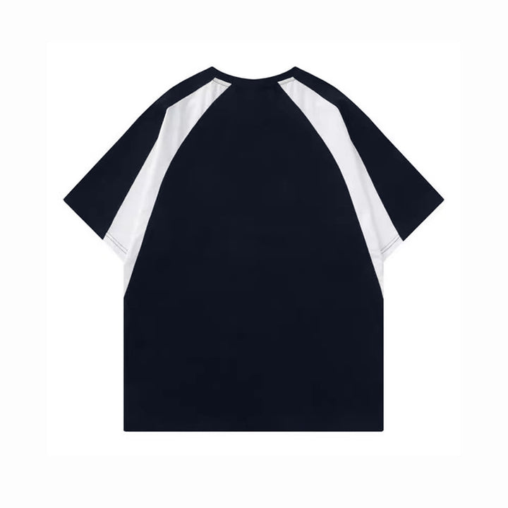 Dame Relaxed Fit Farve-Block T-Shirt Stilla