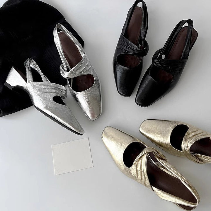 Dame Slingback Blokhæls Sandaler Stilla