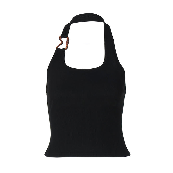 Dame Kvalitets Tanktop med innovativt snit og dekorative accenter Stilla
