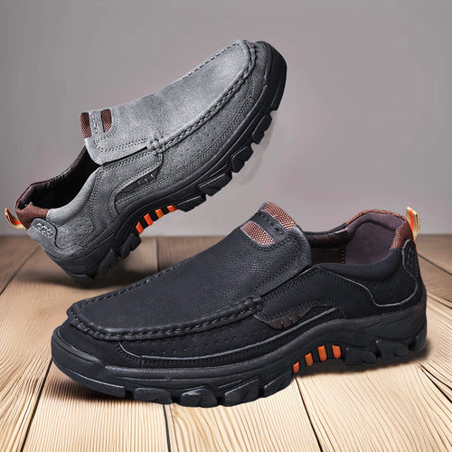 Herrernes Fritids Læder Slipper Sneakers Stilla