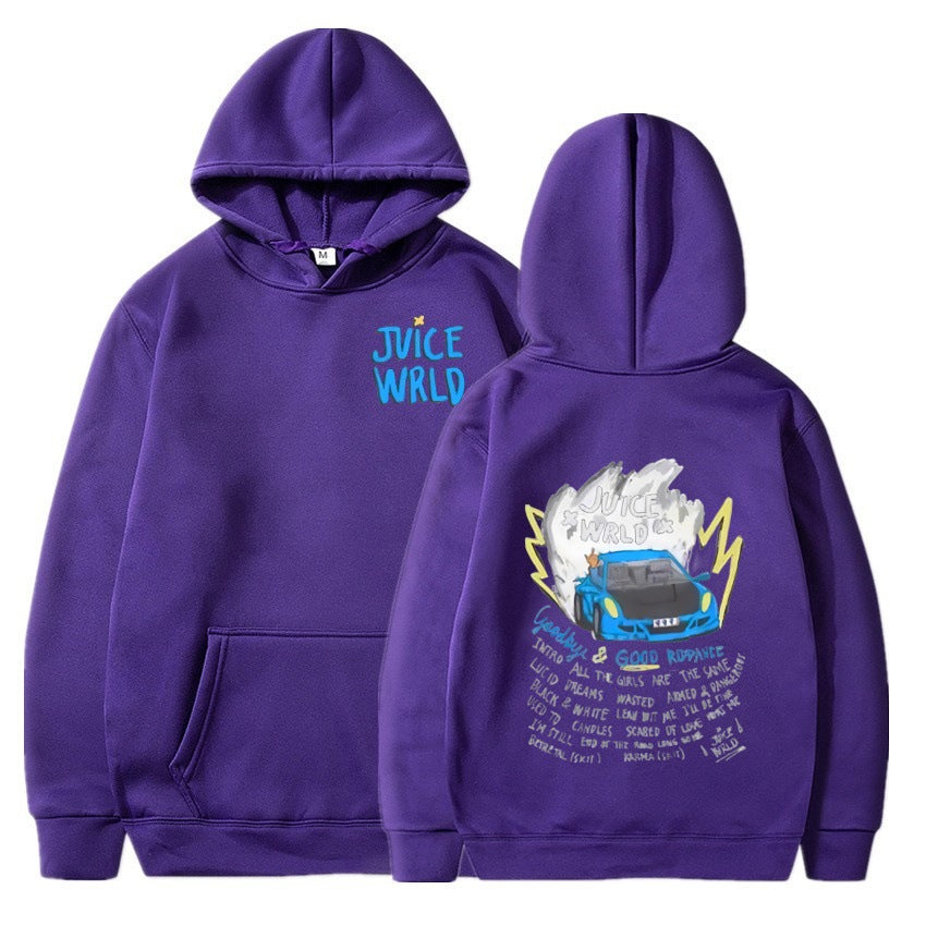 Kvinders hoodie med livligt graffiti-design og behagelig pasform Skovae