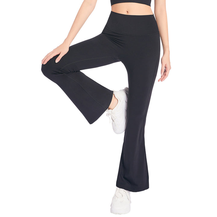 Dame Flared Leggings lavet af åndbart funktionsmateriale med høj talje Stilla