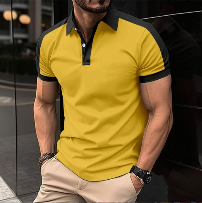 Herrer Poloshirt med moderne krave og åndbart materiale Stilla