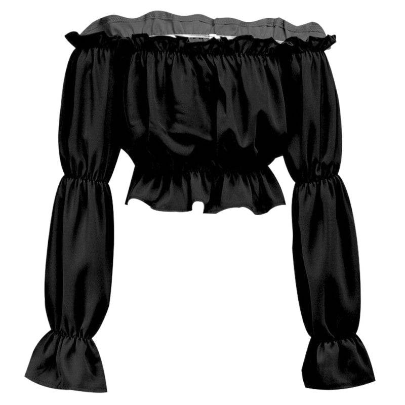 Dame Off-Shoulder Bluse med Rüschendetails Skovae