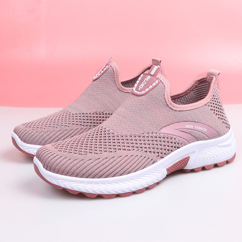 Femme Flexible Strik Slip-On Løbesneaker Stilla