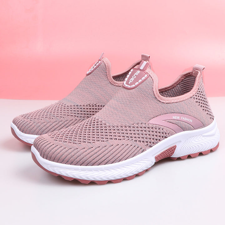 Femme Flexible Strik Slip-On Løbesneaker Stilla