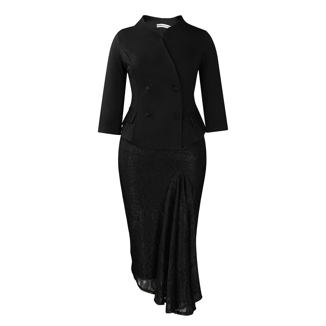 Dame Eksklusiv Blazer med Blyantskirt Stilla