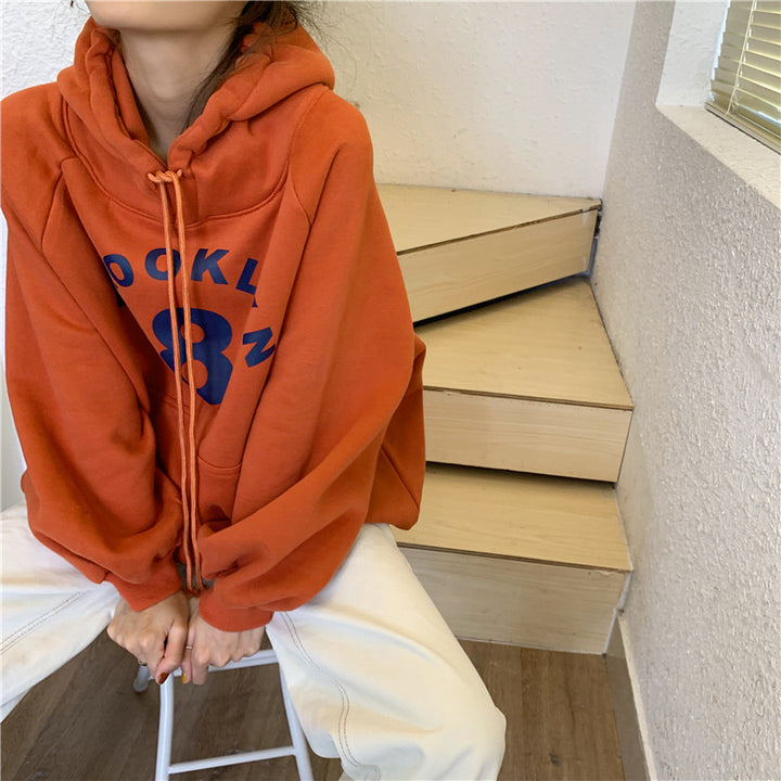 Femme Cozy Overdimensioneret Grafik Hoodie Stilla