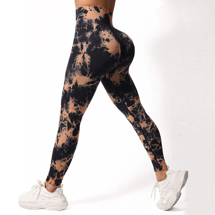Dame sportleggings med innovativ farvegradient teknologi og højhalset snit Stilla