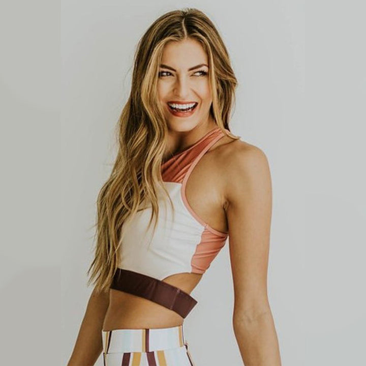 Dame Højkrave Svømning Crop Top Stilla