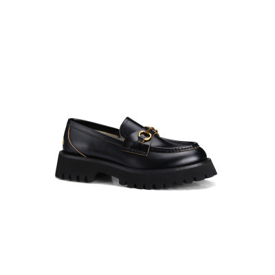 Dame Chunky Loafers med luksuriøs metal-detalje og robust gummisål Stilla