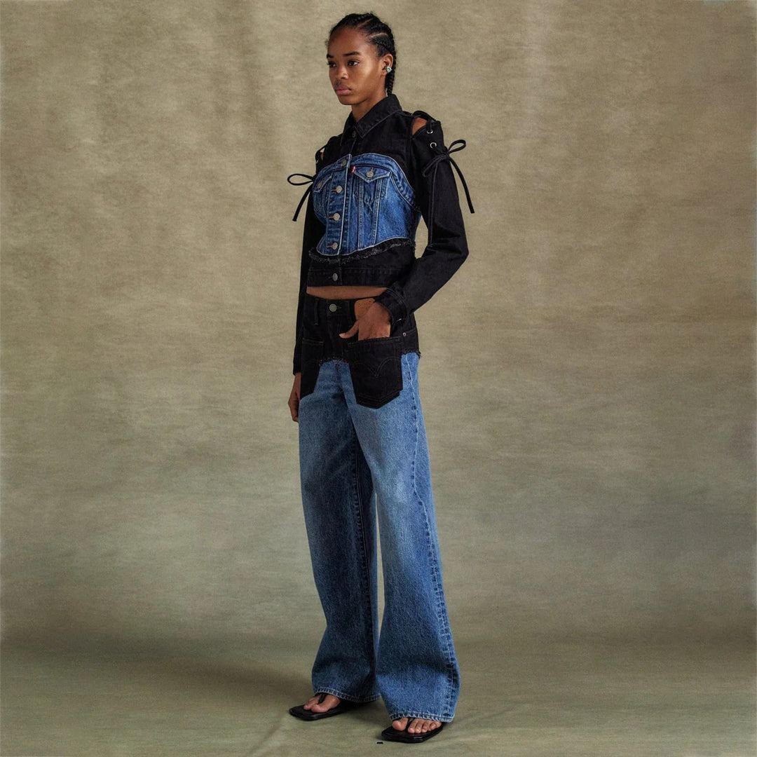 Kvinder Bred Jeans Stilla