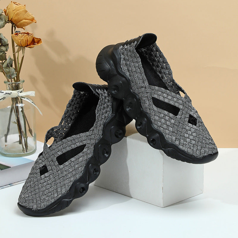 Dame Åndbare Slip-On Sko med fleksibelt Overmateriale og skridsikker Såle Stilla
