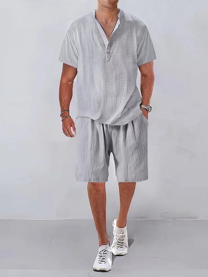 Herrer Casual Relaxed Fit Linned Sæt Stilla