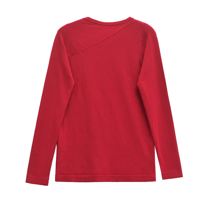 Femme Langærmet Asymmetrisk Top Stilla