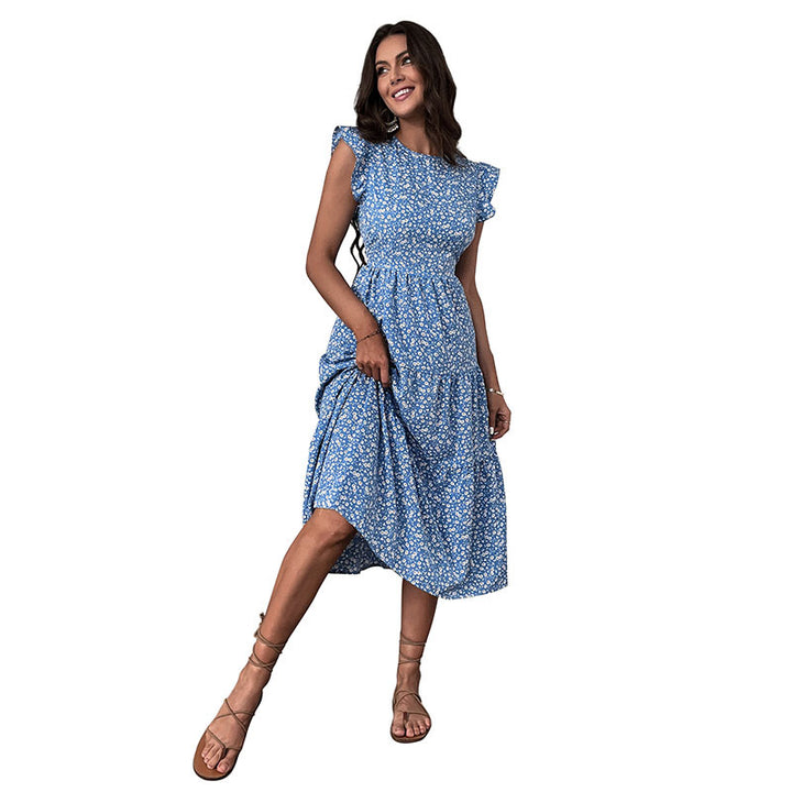 Femme Floral Midi Kjole Stilla